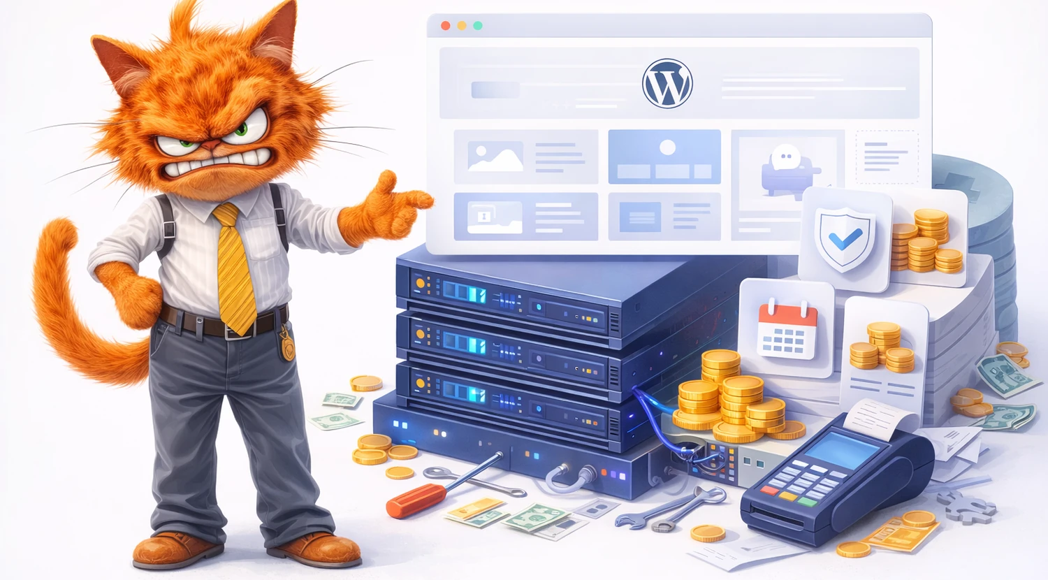 Illustration de l'article Combien coûte vraiment un site WordPress vitrine en 2026 ?