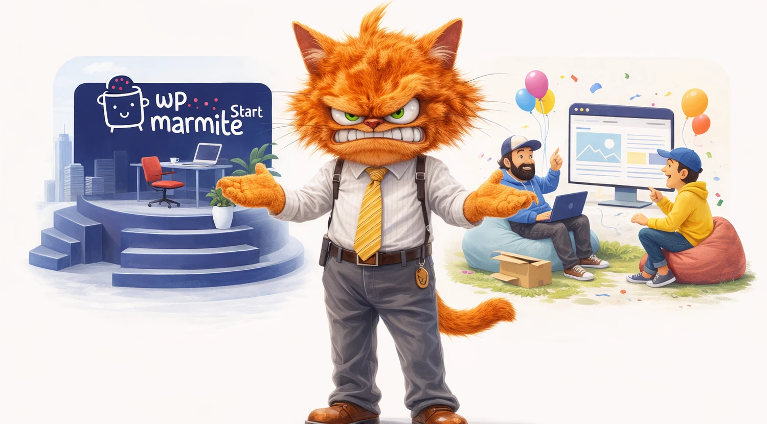 Illustration de l'article WPMarmite Start vs The Free Website Guys : quelle solution pour lancer un site sans être développeur ?